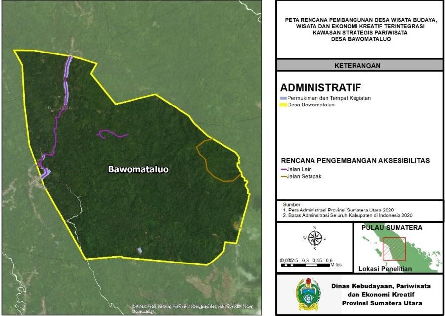 Peta Rencana Strategis Pariwisata Desa Perkebunan Bukit Lawang